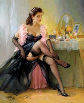 Impresionismo Painting - Pretty Lady KR 043 Impresionista